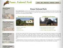 Tablet Screenshot of panna-national-park.com